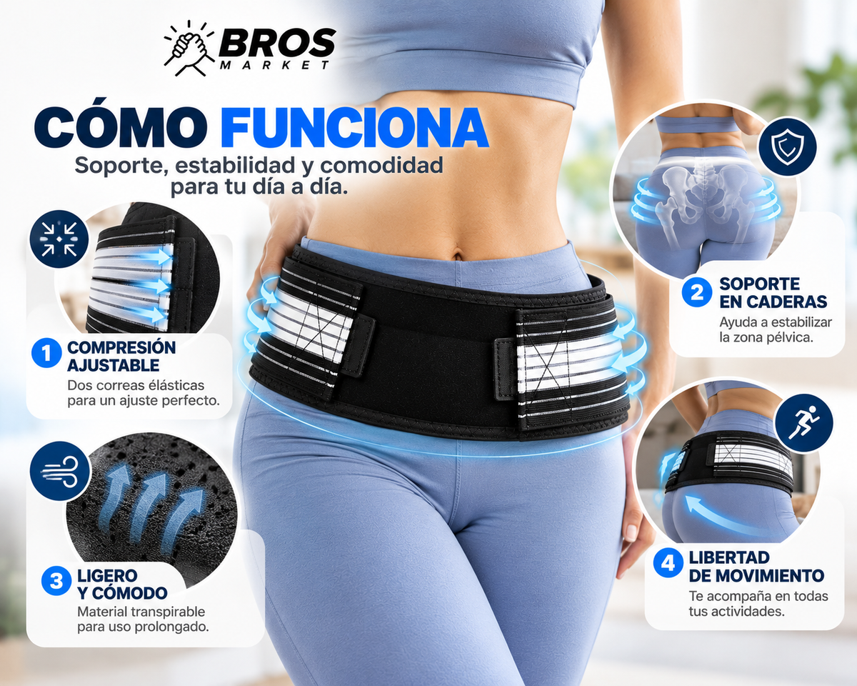 PelviCore Cinturón Pelvico - Una nueva forma de dar soporte a tu pelvis
