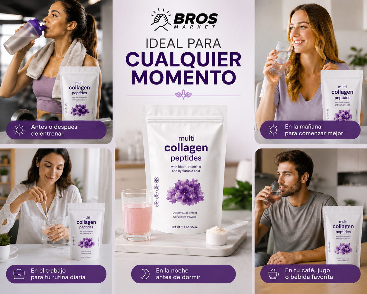 Multi Collagen Peptides - Cuidado completo de pies a cabeza